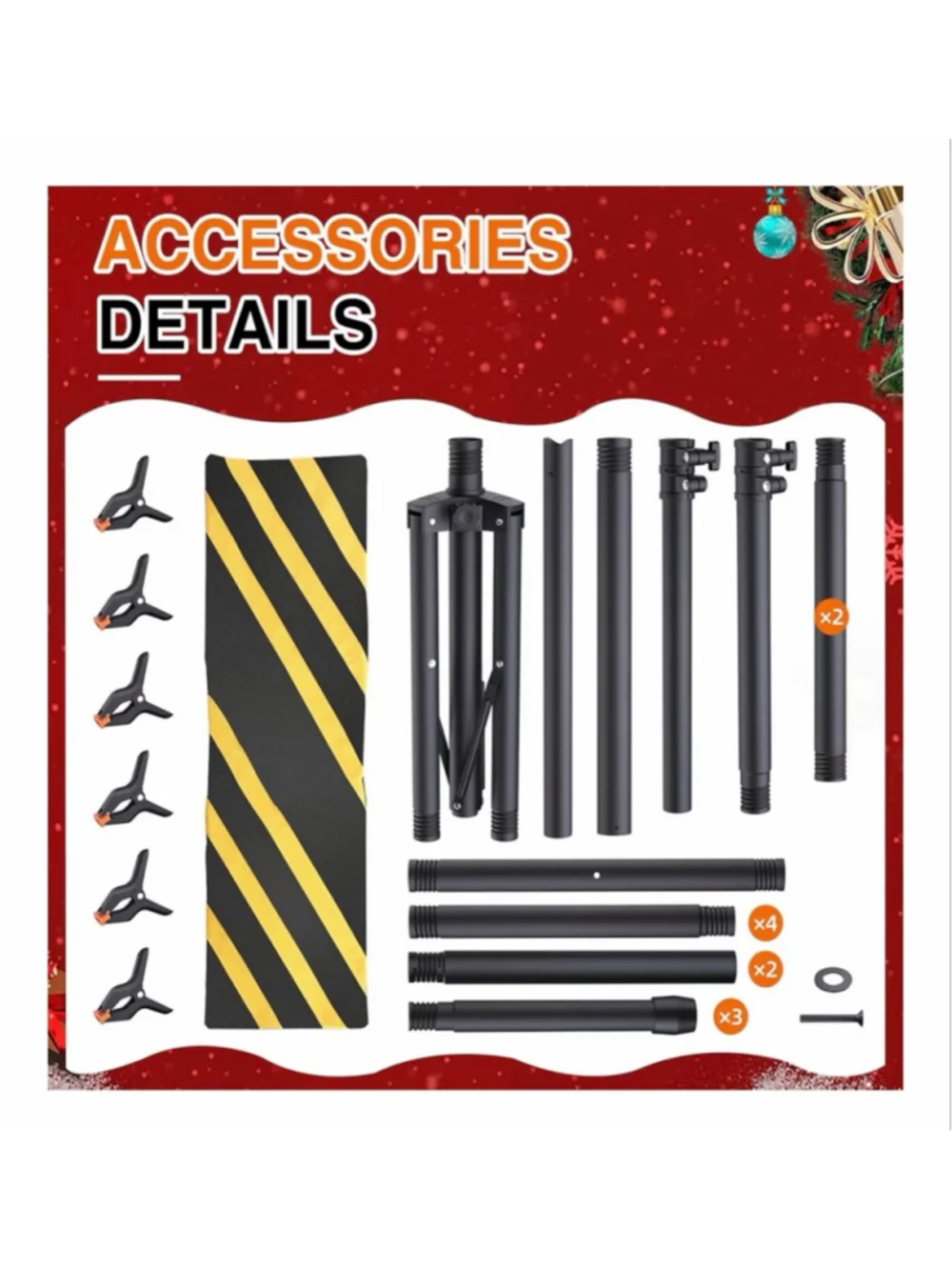 NEW Portable T-Shape Backdrop Stand Support Kit 8x7.2ft Adjustable Photo Video